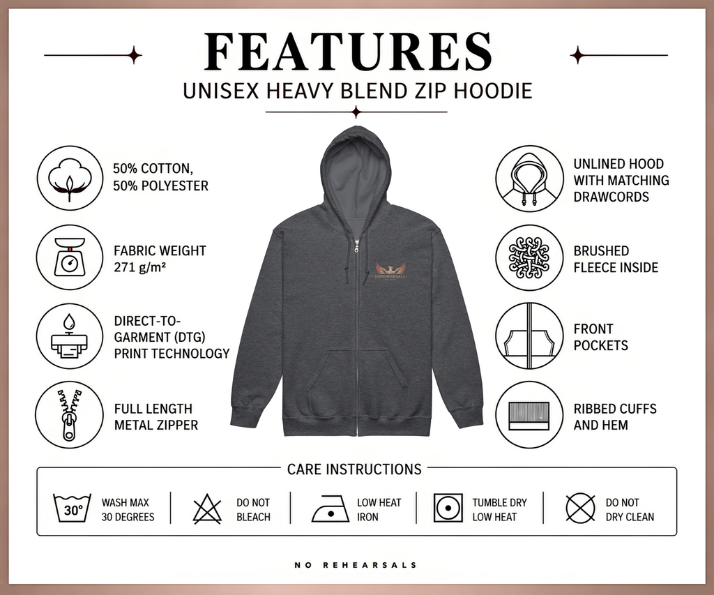 PHOENIX ZIP UP Men's hoodie