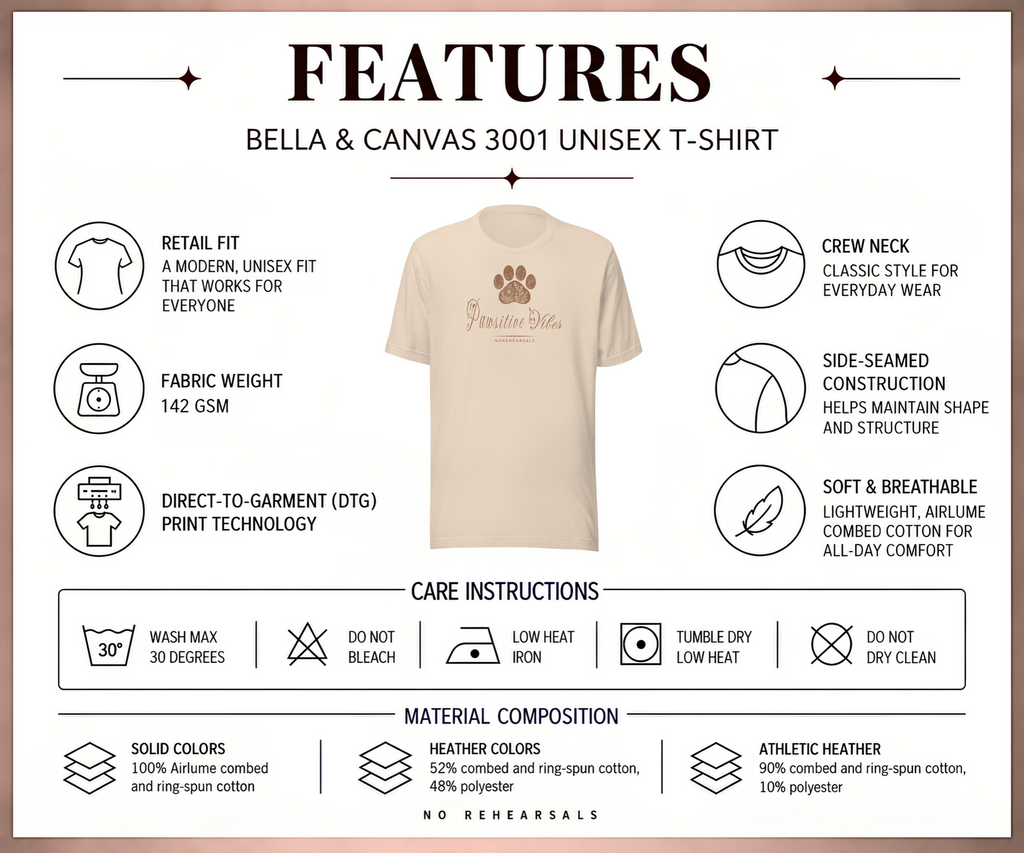 PAWSITIVE VIBES Women’s T-Shirt