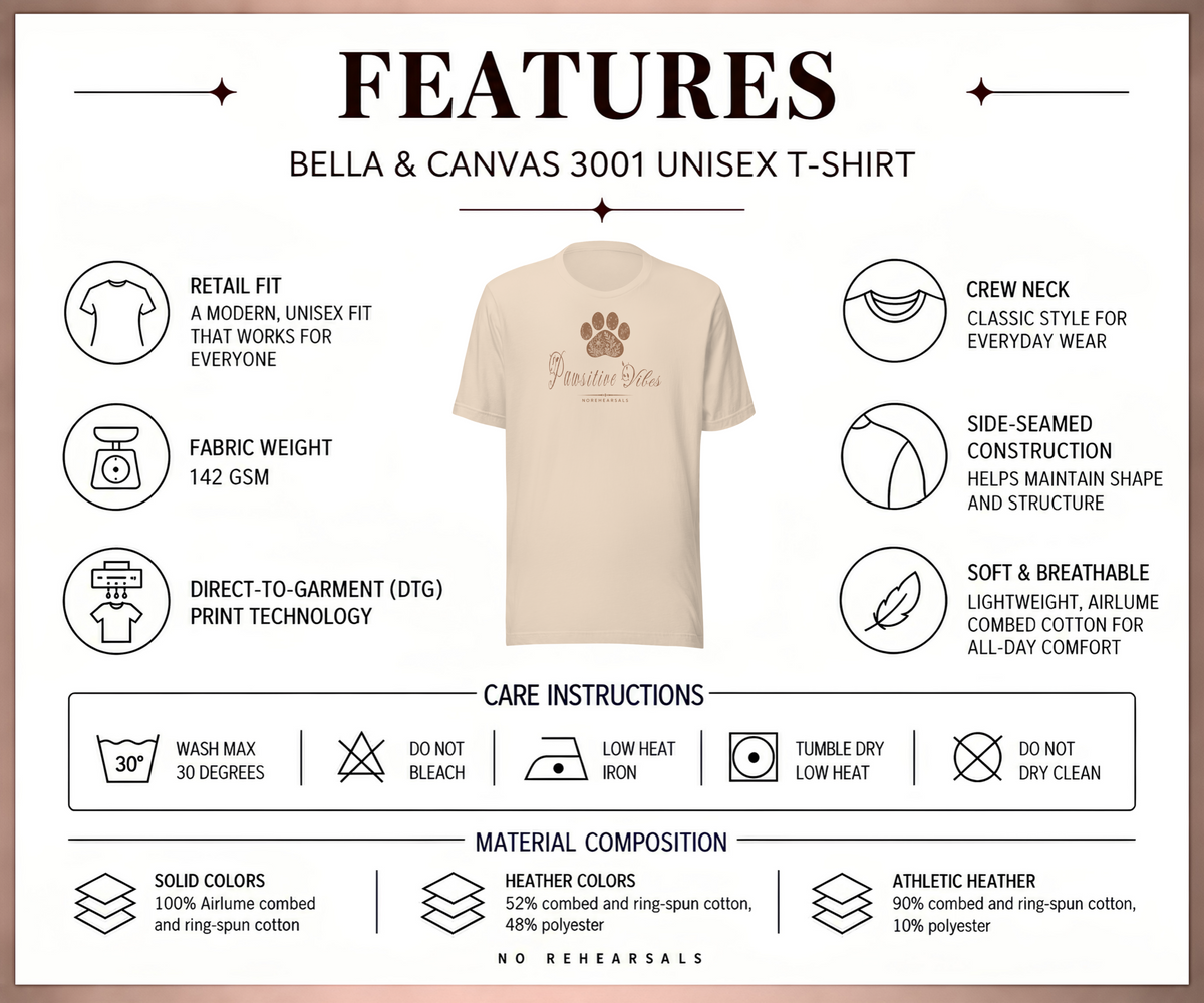 PAWSITIVE VIBES Women’s T-Shirt