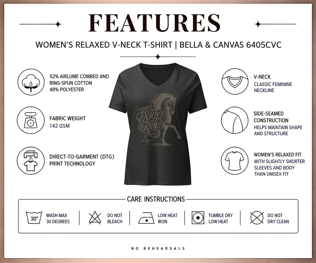 ENJOY THE RIDE Women’s Horse T-Shirt