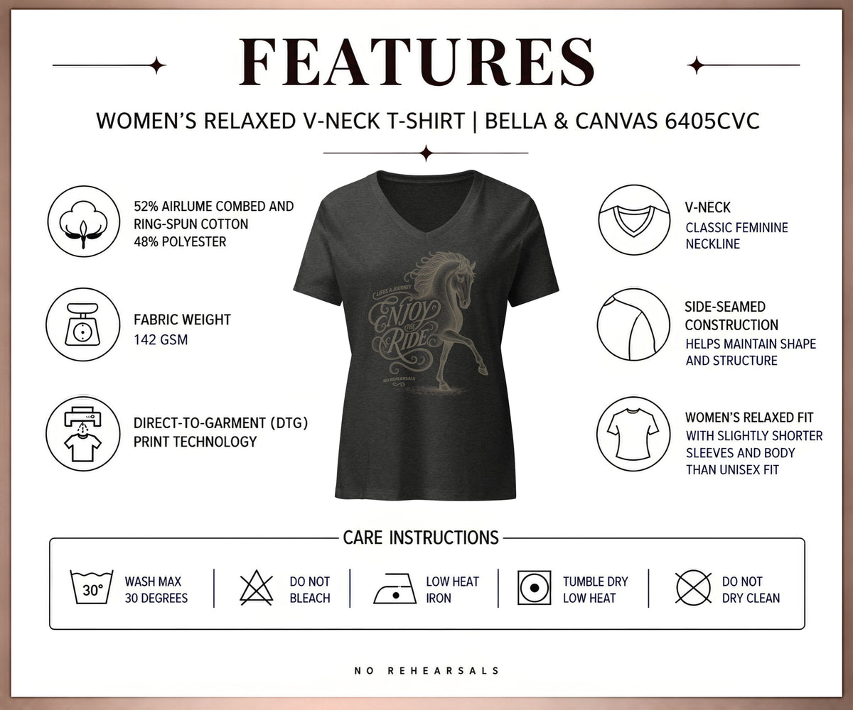 ENJOY THE RIDE Women’s Horse T-Shirt