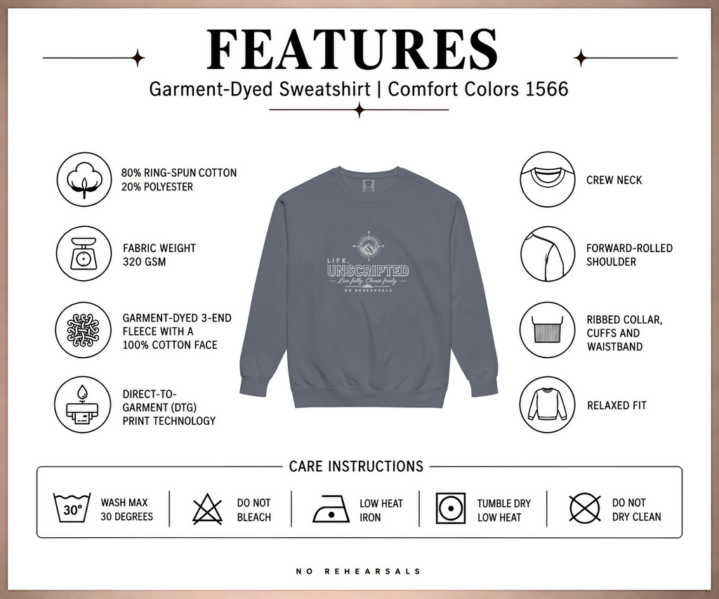 LIFE UNSCRIPTED Men's sweatshirt