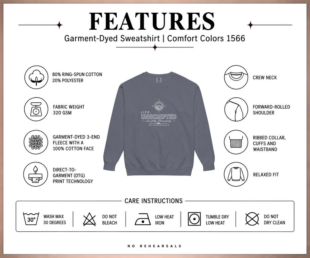 LIFE UNSCRIPTED Men's sweatshirt
