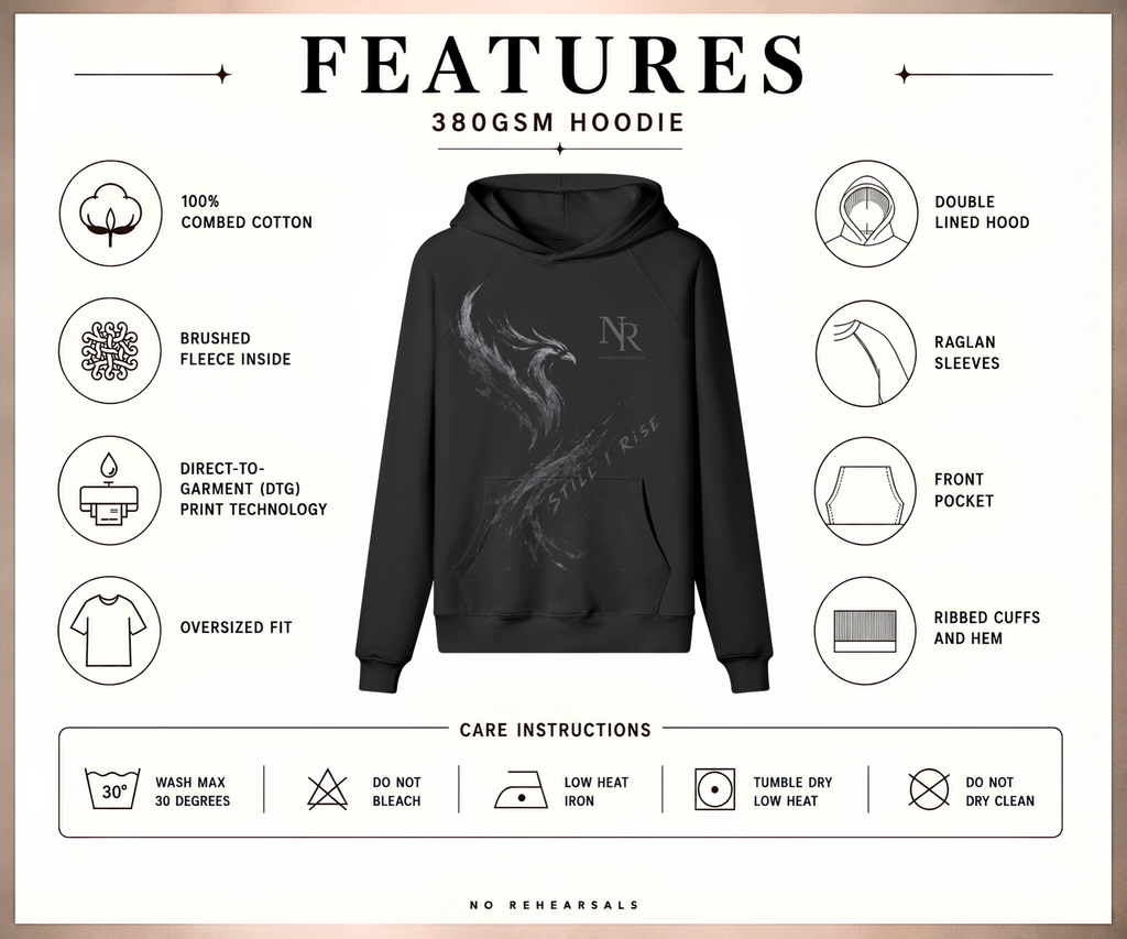 STILL I RISE PHOENIX HOODIE
