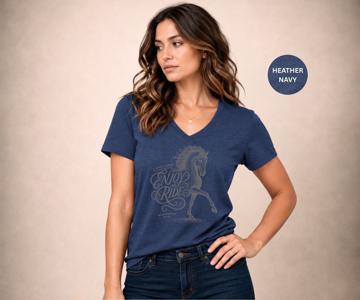 ENJOY THE RIDE Women’s Horse T-Shirt