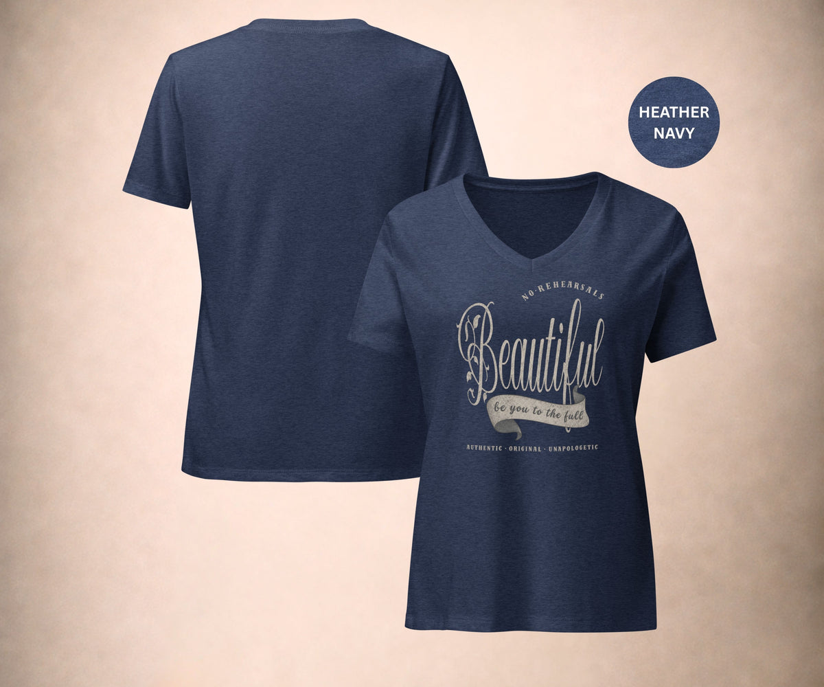 BEAUTIFUL Women’s V-Neck Tee