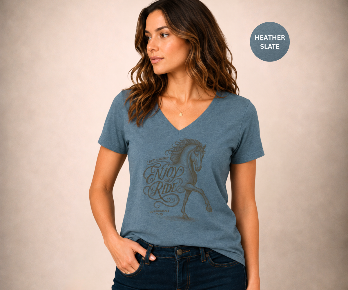 ENJOY THE RIDE Women’s Horse T-Shirt