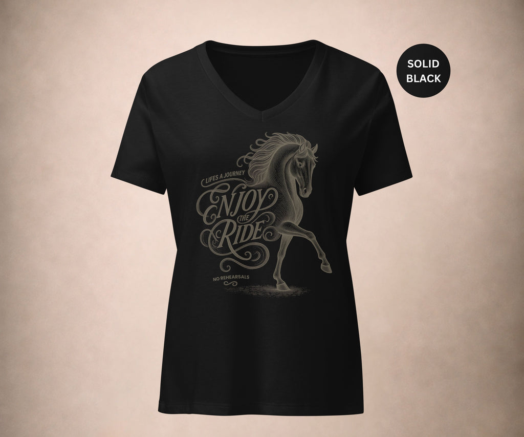 ENJOY THE RIDE Women’s Horse T-Shirt