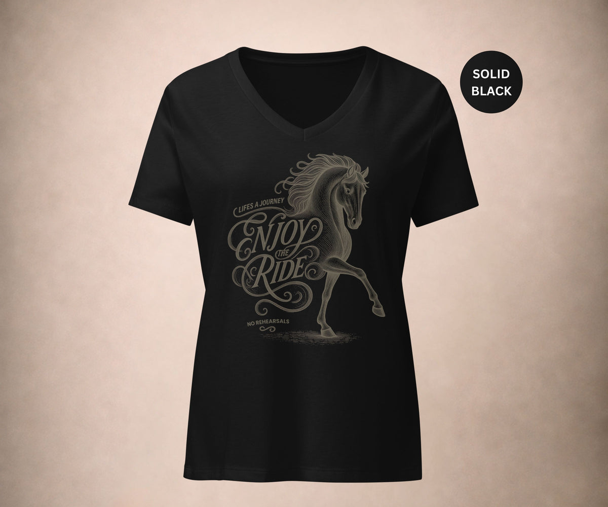 ENJOY THE RIDE Women’s Horse T-Shirt