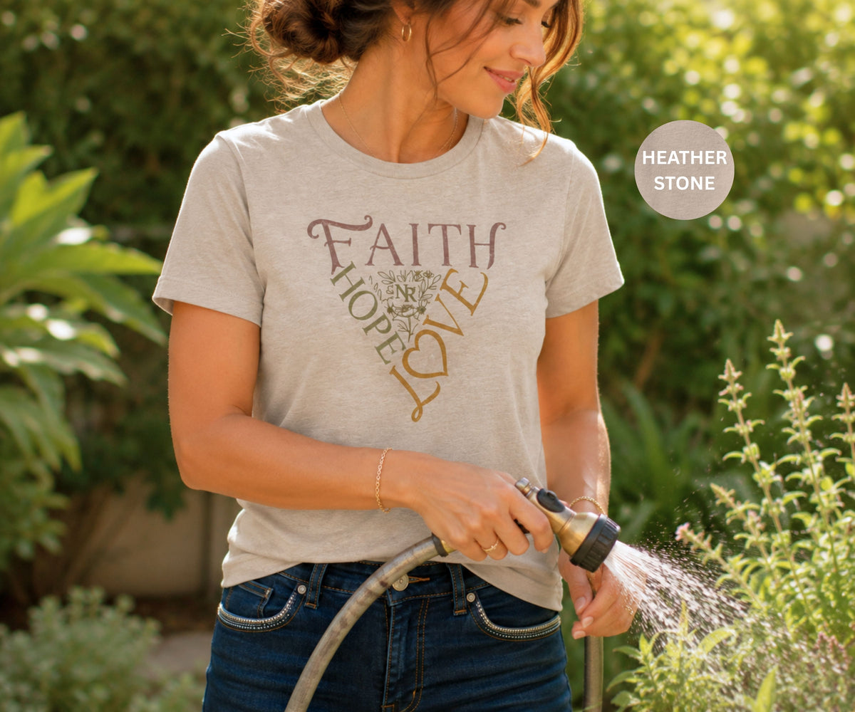 FAITH HOPE LOVE Women's Graphic T-Shirt