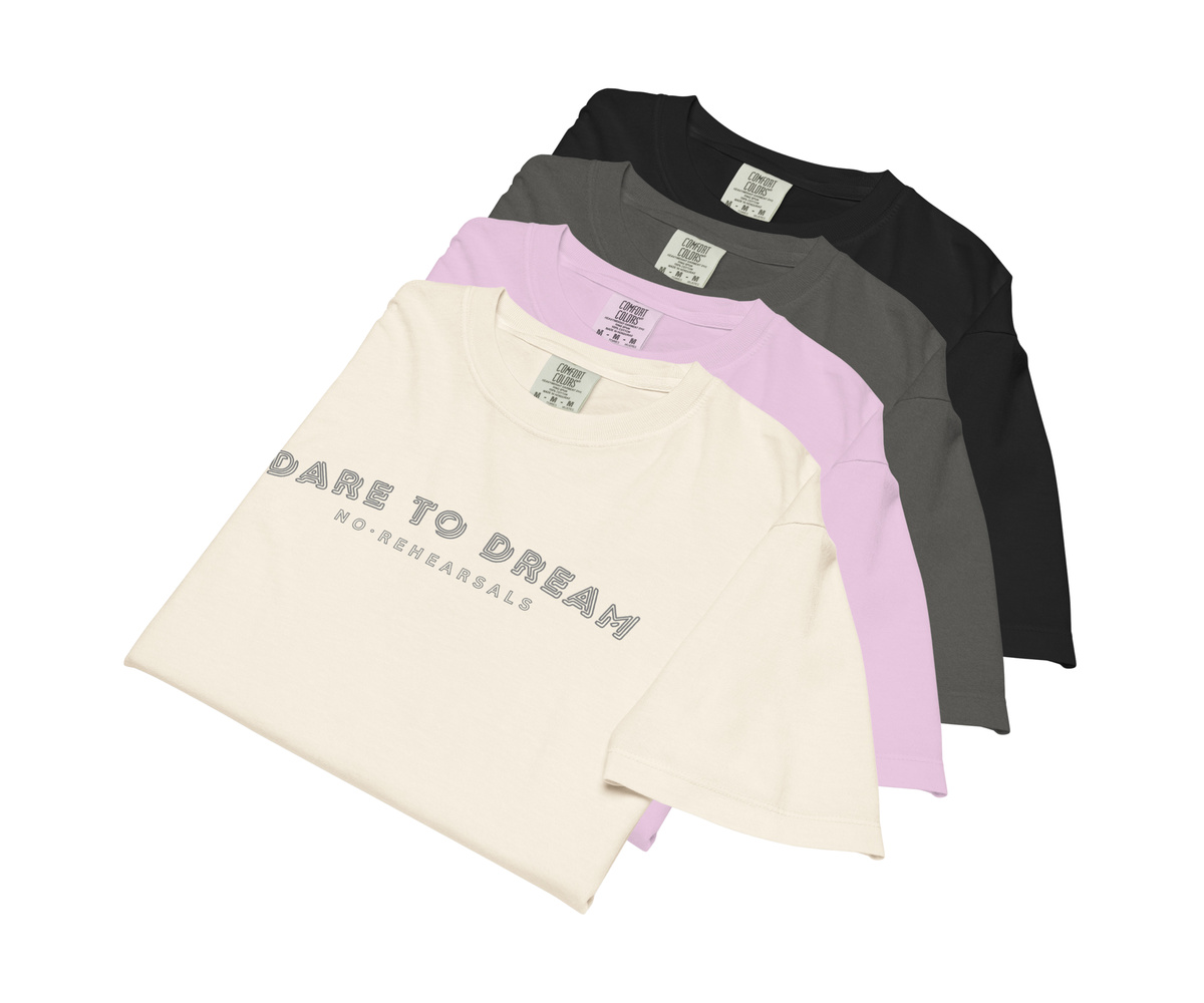 DARE TO DREAM Women's Crop Tee