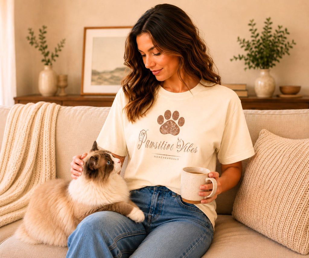 PAWSITIVE VIBES Women’s T-Shirt