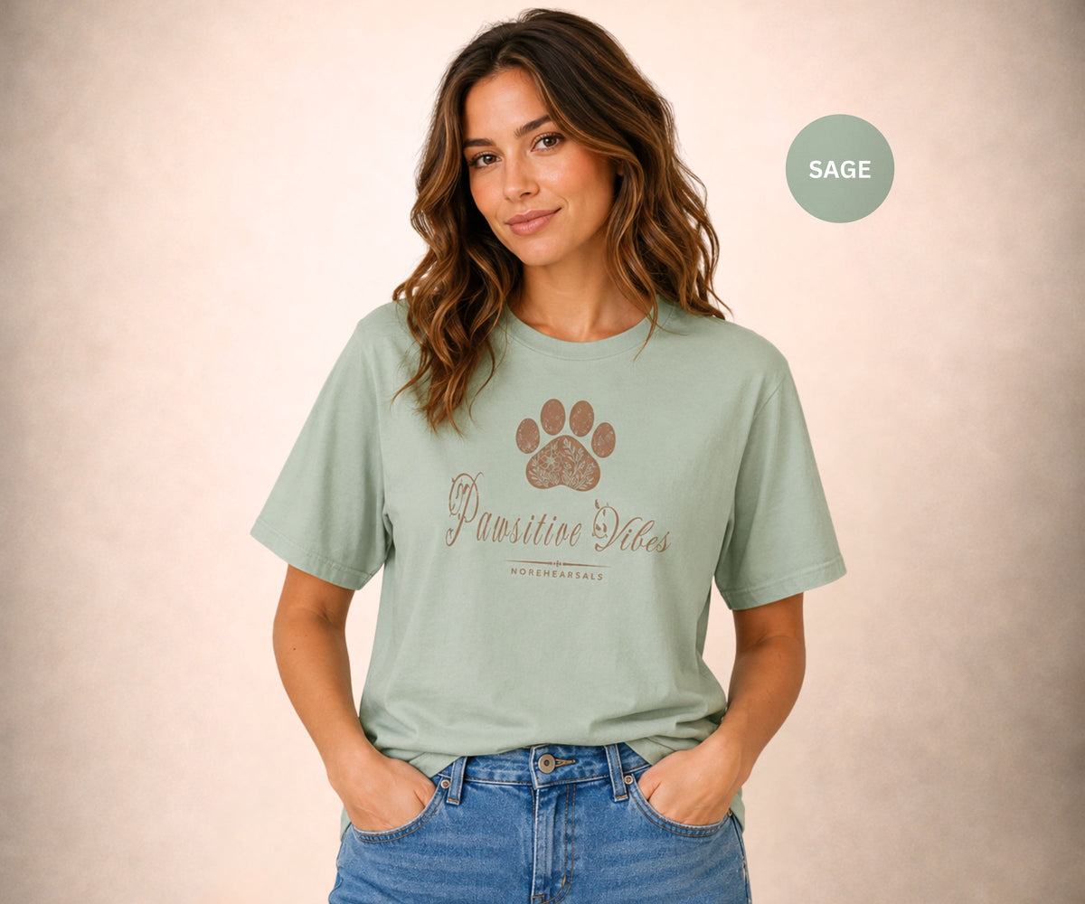 PAWSITIVE VIBES Women’s T-Shirt