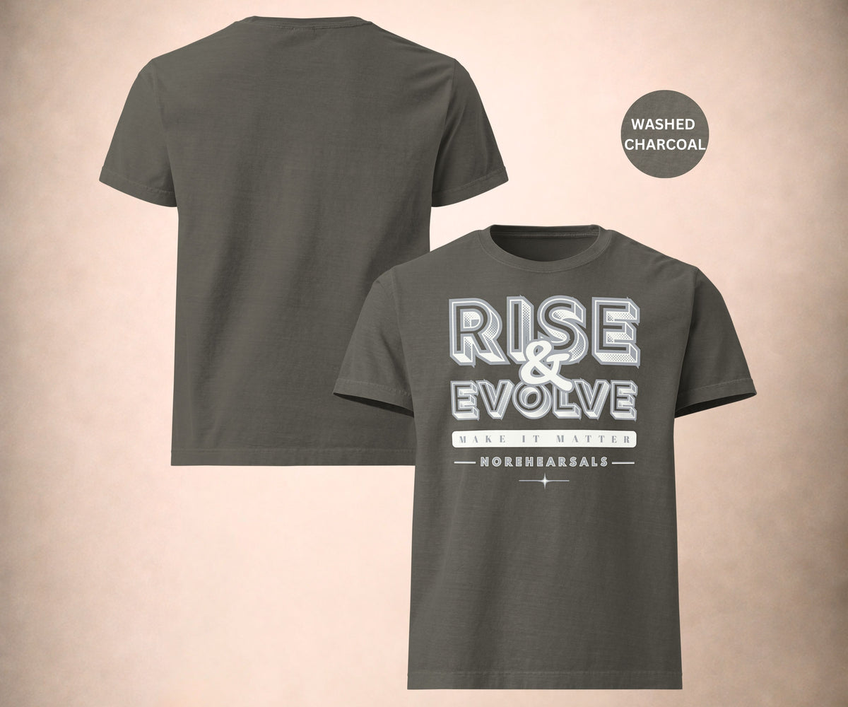 RISE & EVOLVE – Men’s Oversized T-Shirt
