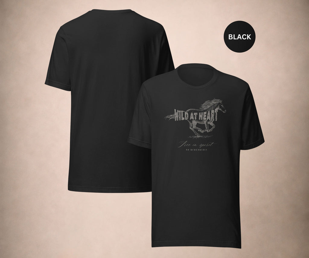 WILD AT HEART Women’s Horse T-Shirt